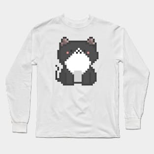 Pixel Quiet Cat 7 Long Sleeve T-Shirt